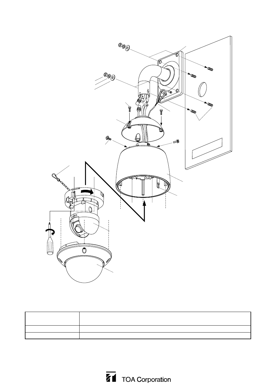 Installation 5. specifications | Toa C-BC711W User Manual | Page 4 / 4