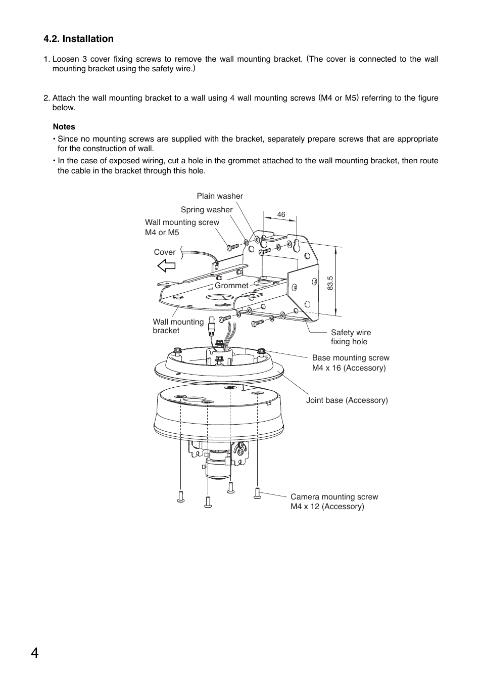 Toa C-BC850W User Manual | Page 4 / 6