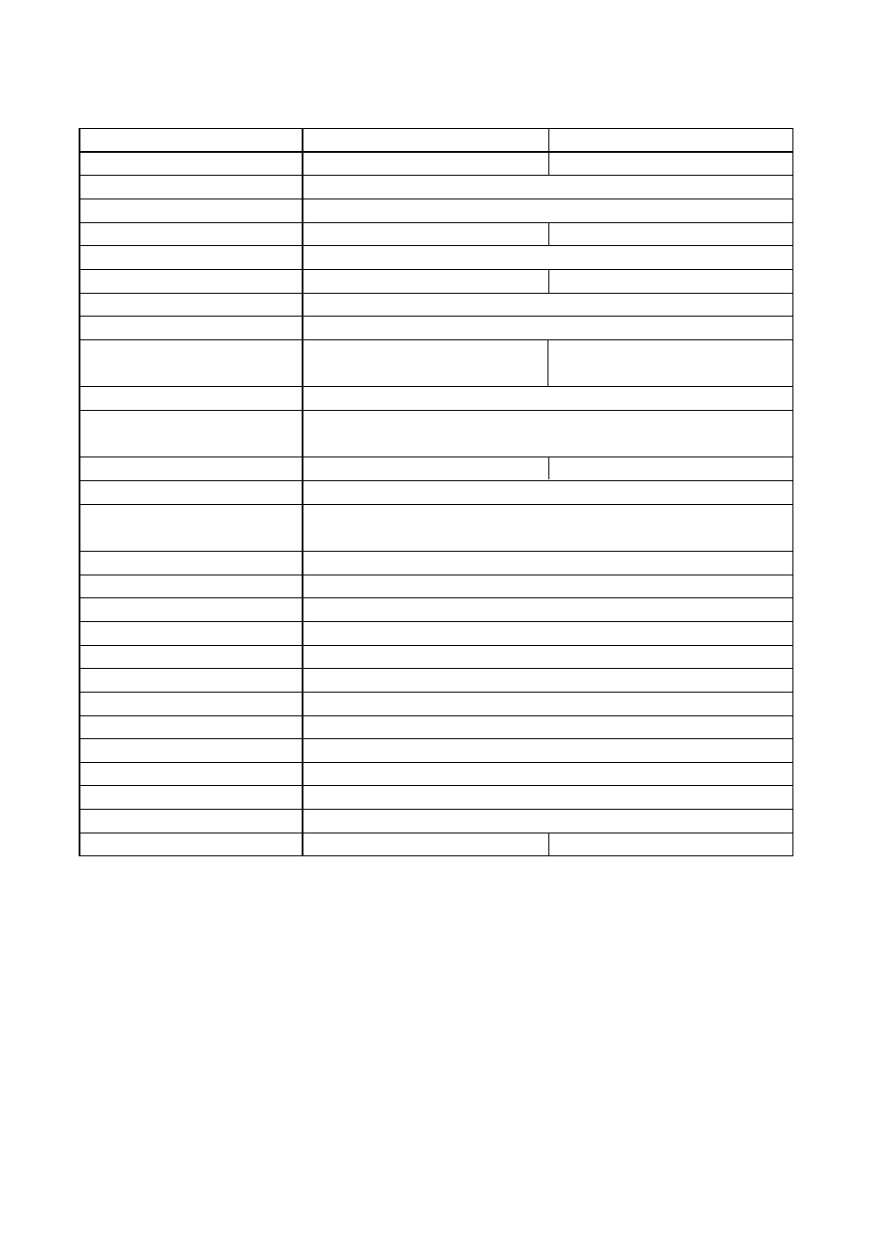 Specifications | Toa C-CC354A PAL User Manual | Page 22 / 24