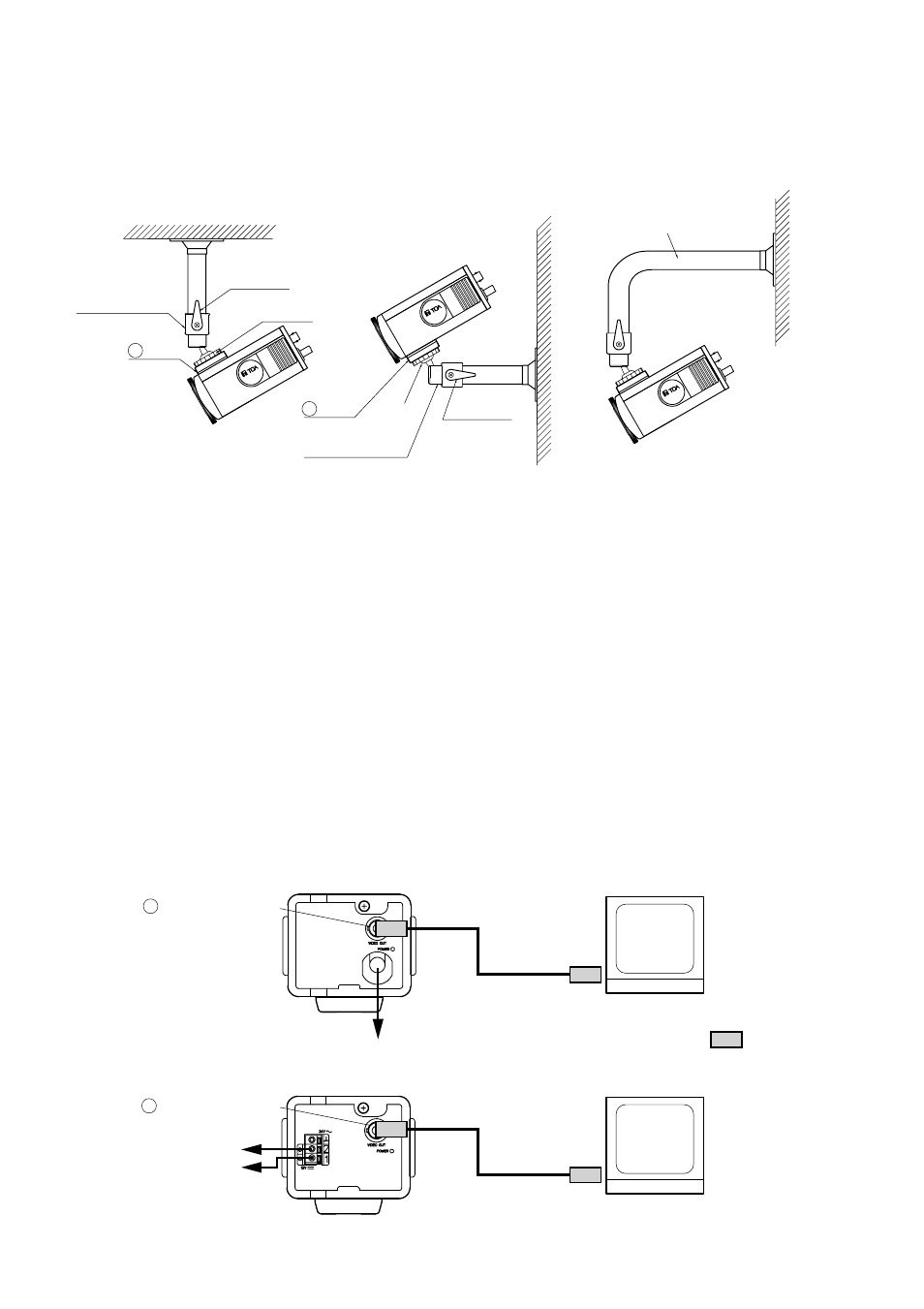 Installation, Connections | Toa C-CC354A PAL User Manual | Page 6 / 24