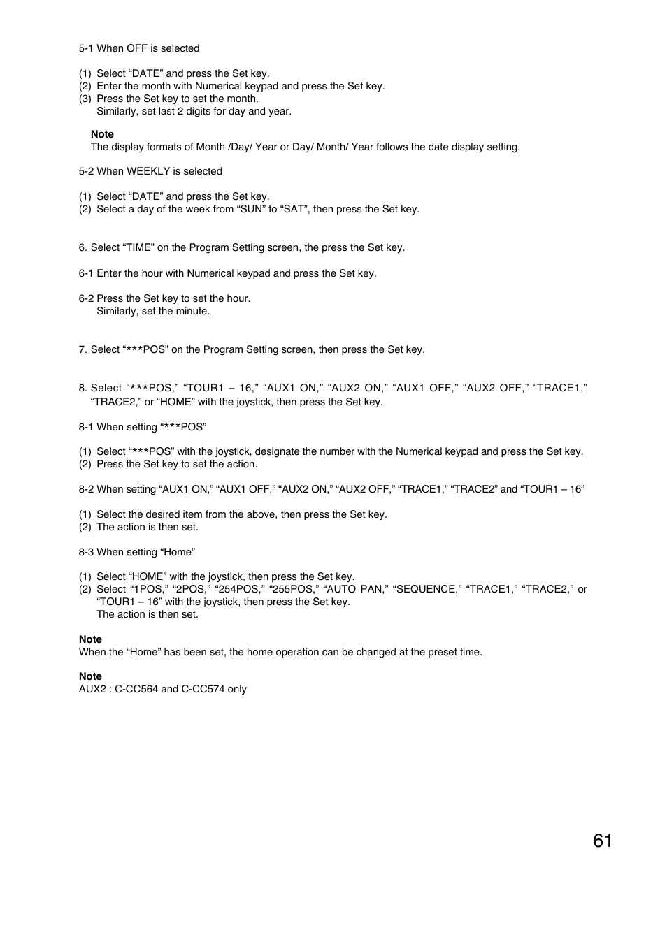 Toa C-CC774 PL User Manual | Page 61 / 82