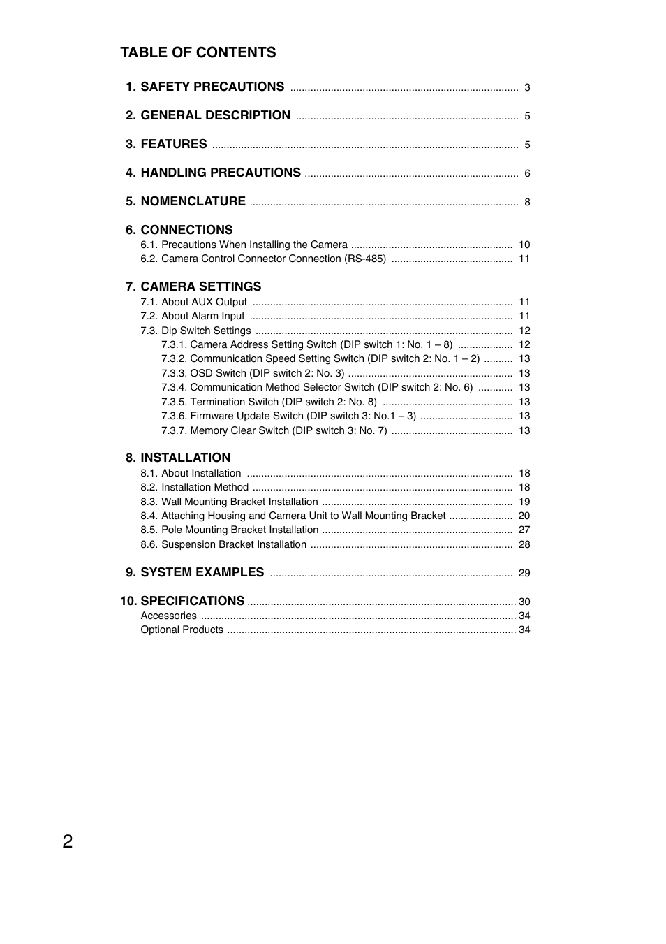 Toa C-CC774 PL User Manual | Page 2 / 36