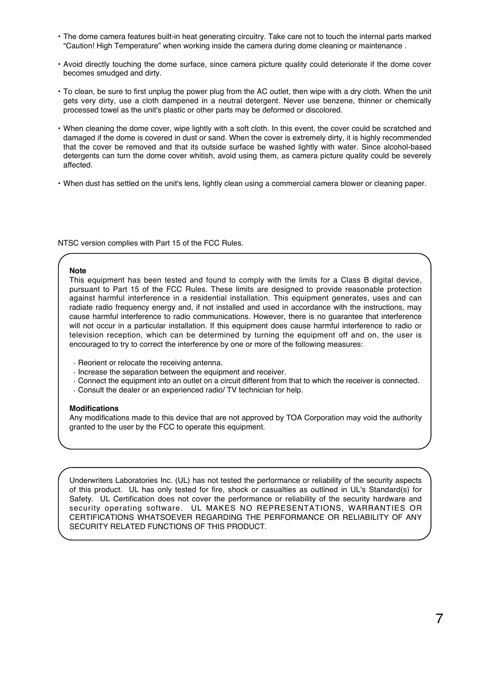 Toa C-CC774 PL User Manual | Page 7 / 36