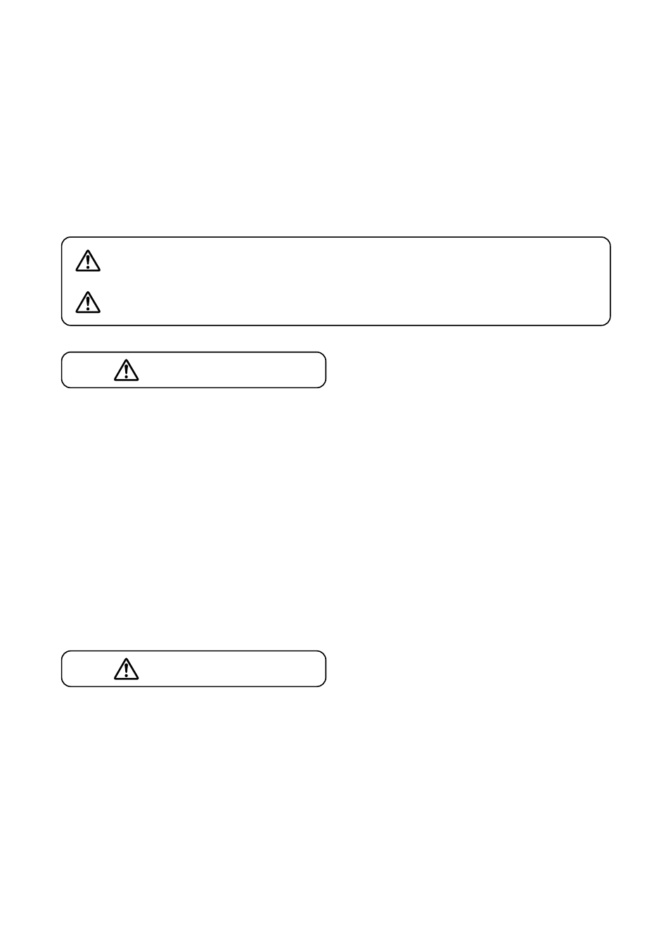 Warning caution warning caution, Safety precautions | Toa C-CH100FH User Manual | Page 3 / 12