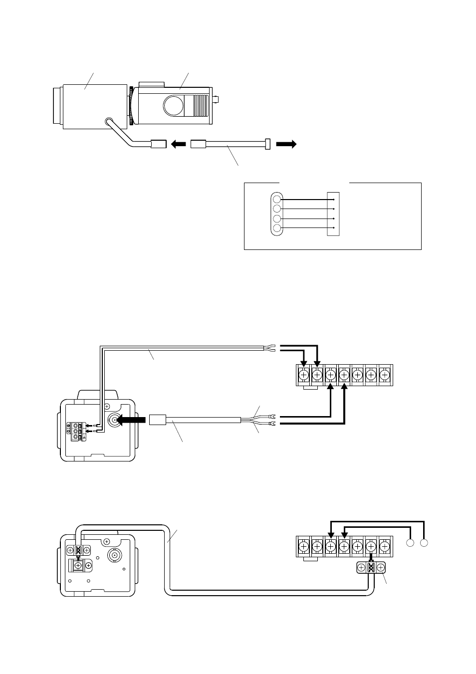 Zoom lens wiring 7.3. camera wiring, 24 vac camera | Toa C-CH210FH User Manual | Page 10 / 20