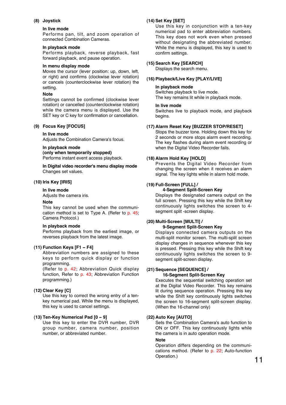 Toa C-RM1000 HV User Manual | Page 11 / 60