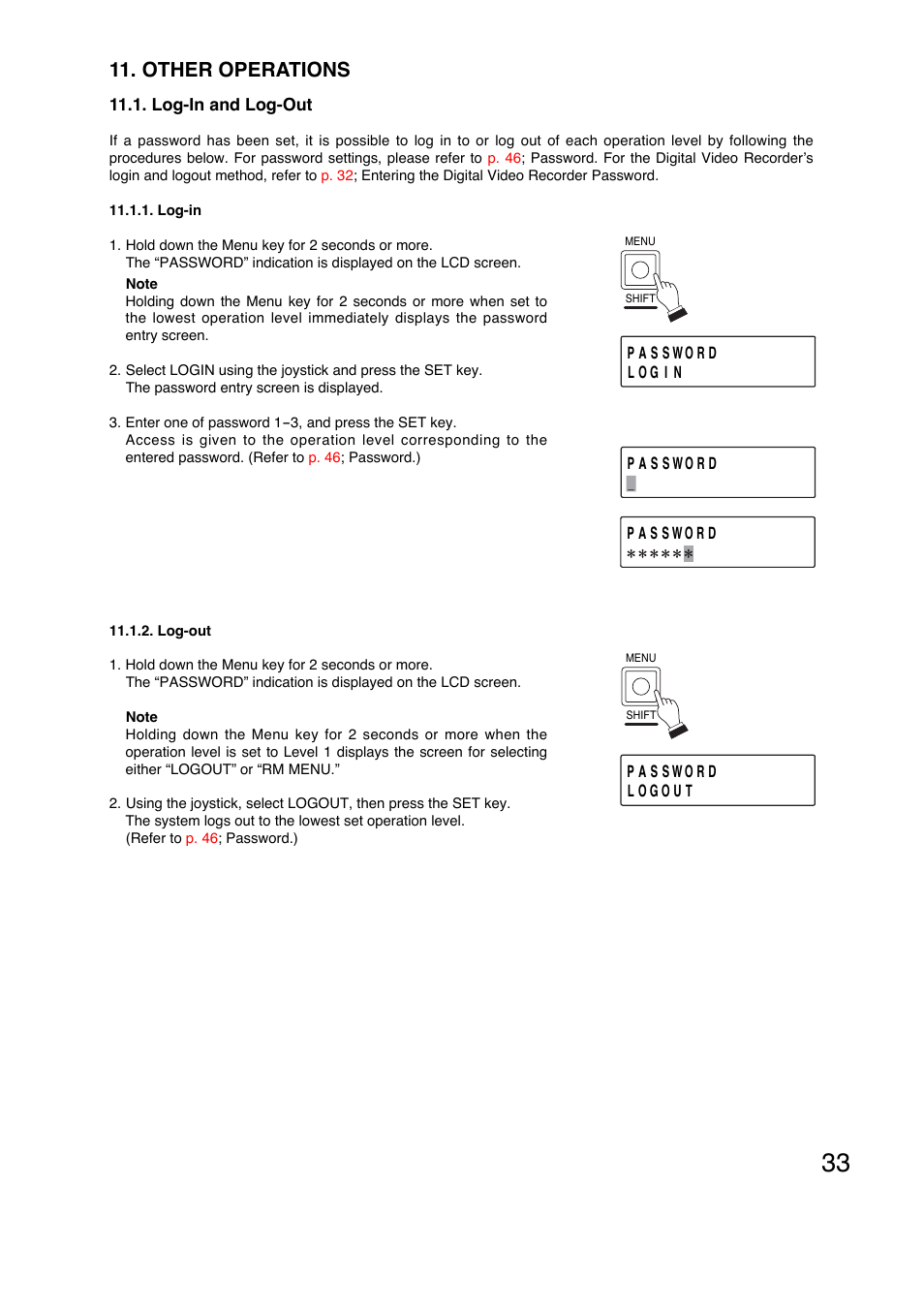 Other operations | Toa C-RM1000 HV User Manual | Page 33 / 60