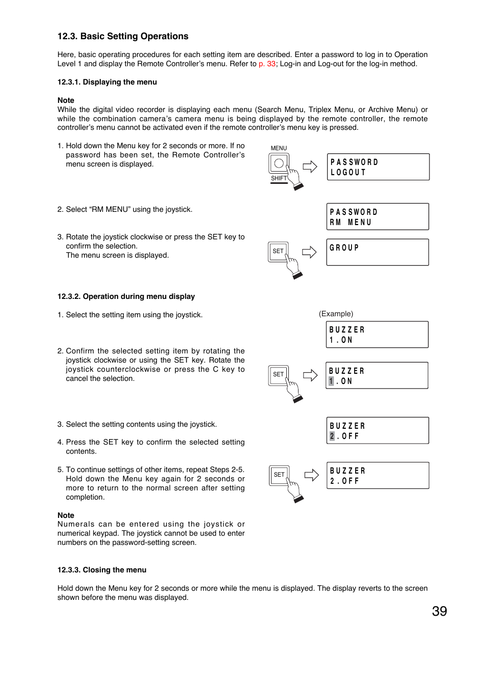 Toa C-RM1000 HV User Manual | Page 39 / 60