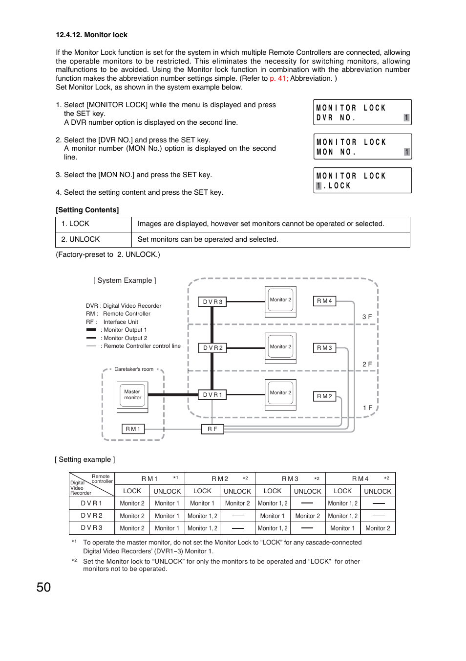 Toa C-RM1000 HV User Manual | Page 50 / 60