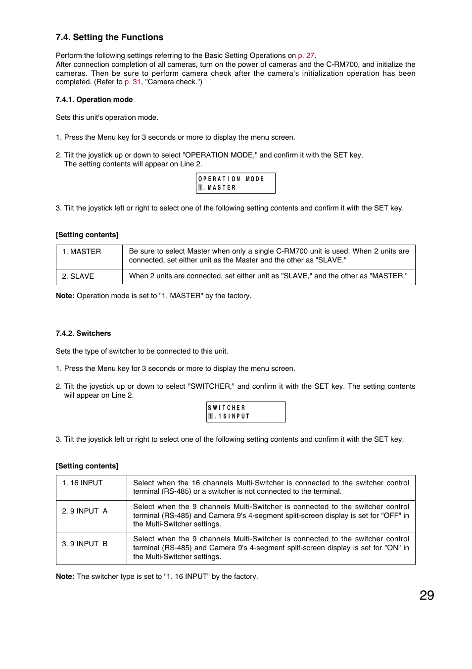 Toa C-RM700 User Manual | Page 29 / 56