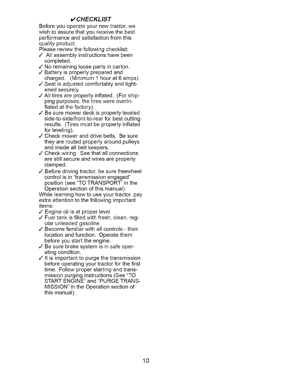 Craftsman DYT 4000 917.273642 User Manual | Page 10 / 56