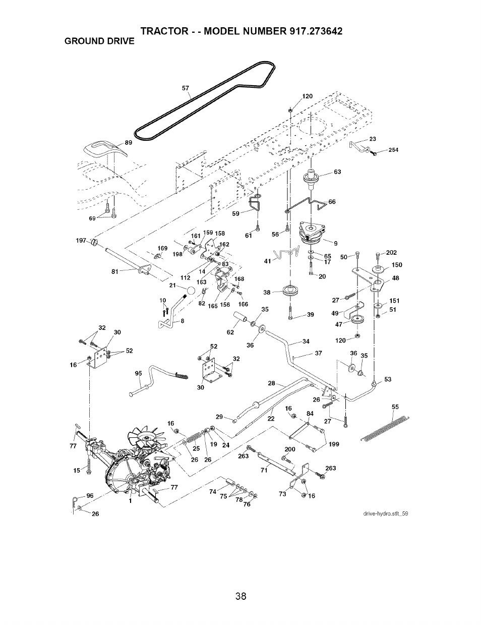 Craftsman DYT 4000 917.273642 User Manual | Page 38 / 56