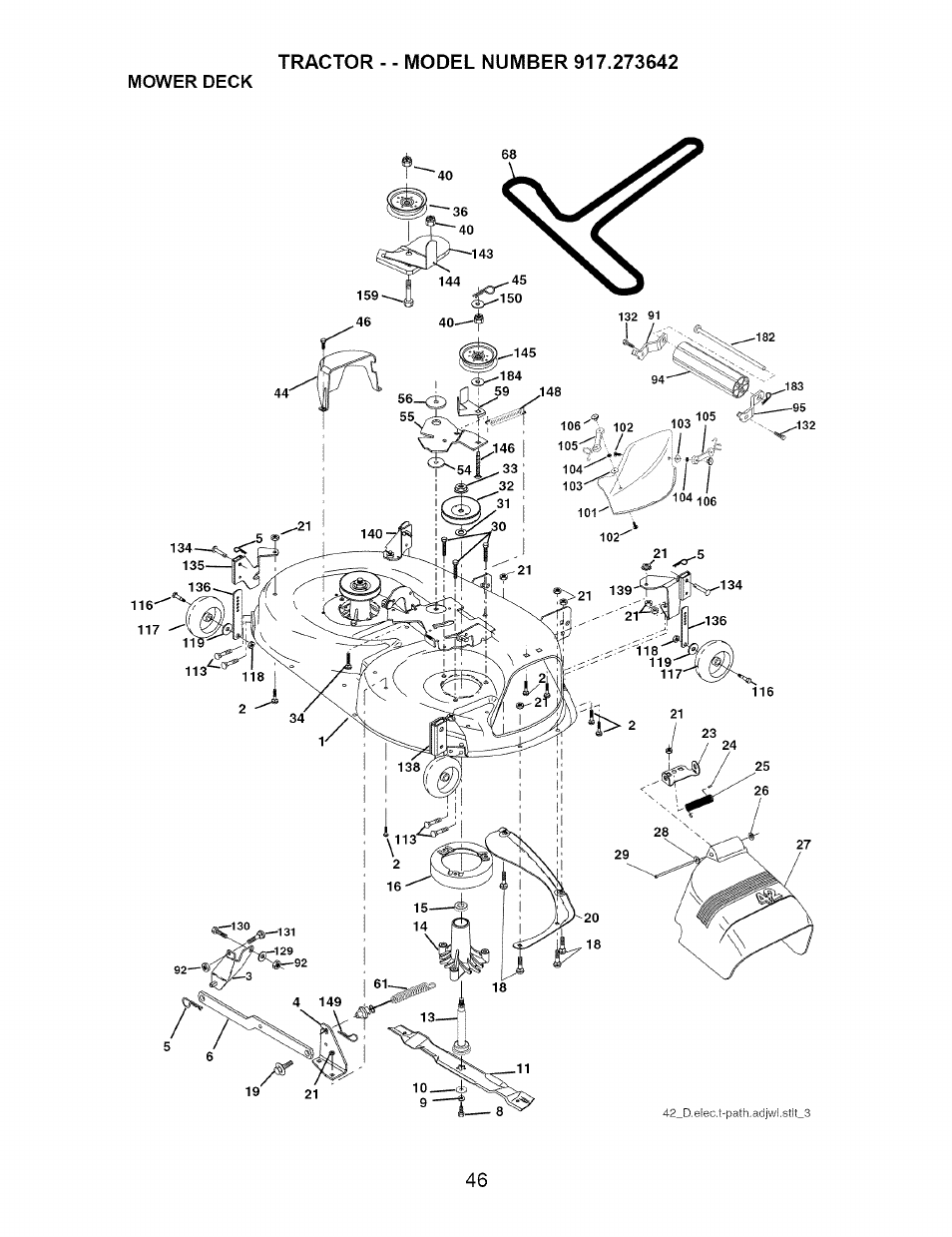 Craftsman DYT 4000 917.273642 User Manual | Page 46 / 56