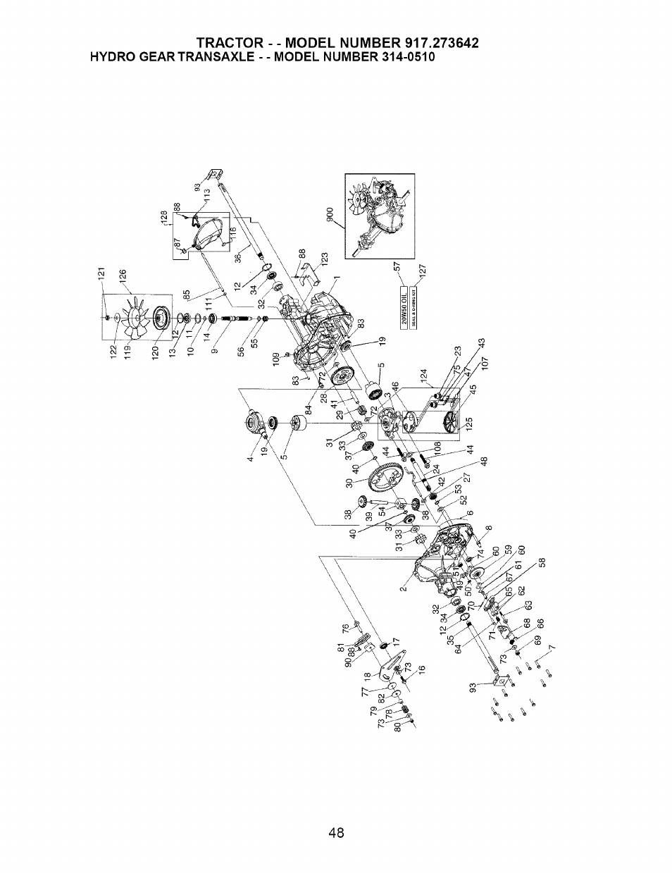 Craftsman DYT 4000 917.273642 User Manual | Page 48 / 56
