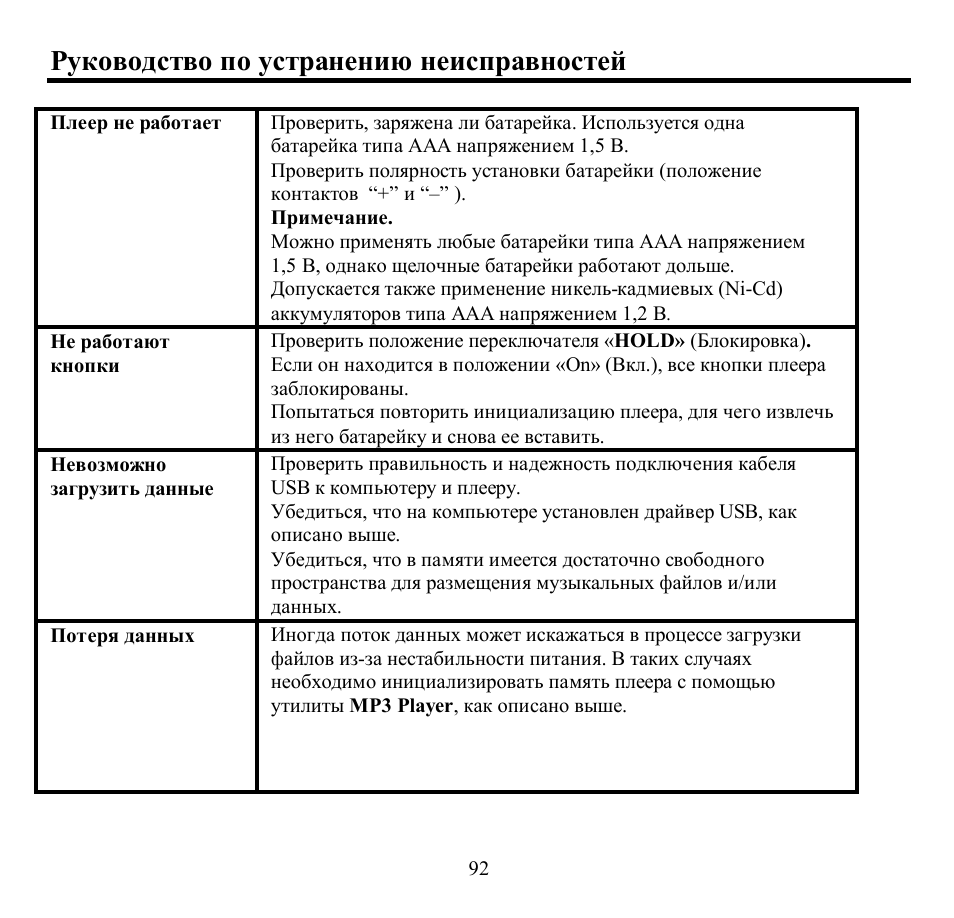 Hyundai H-F2563 User Manual | Page 92 / 95