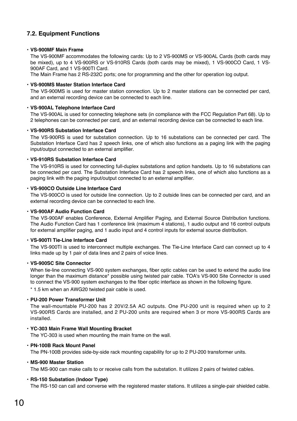 Toa VS-900 User Manual | Page 10 / 56