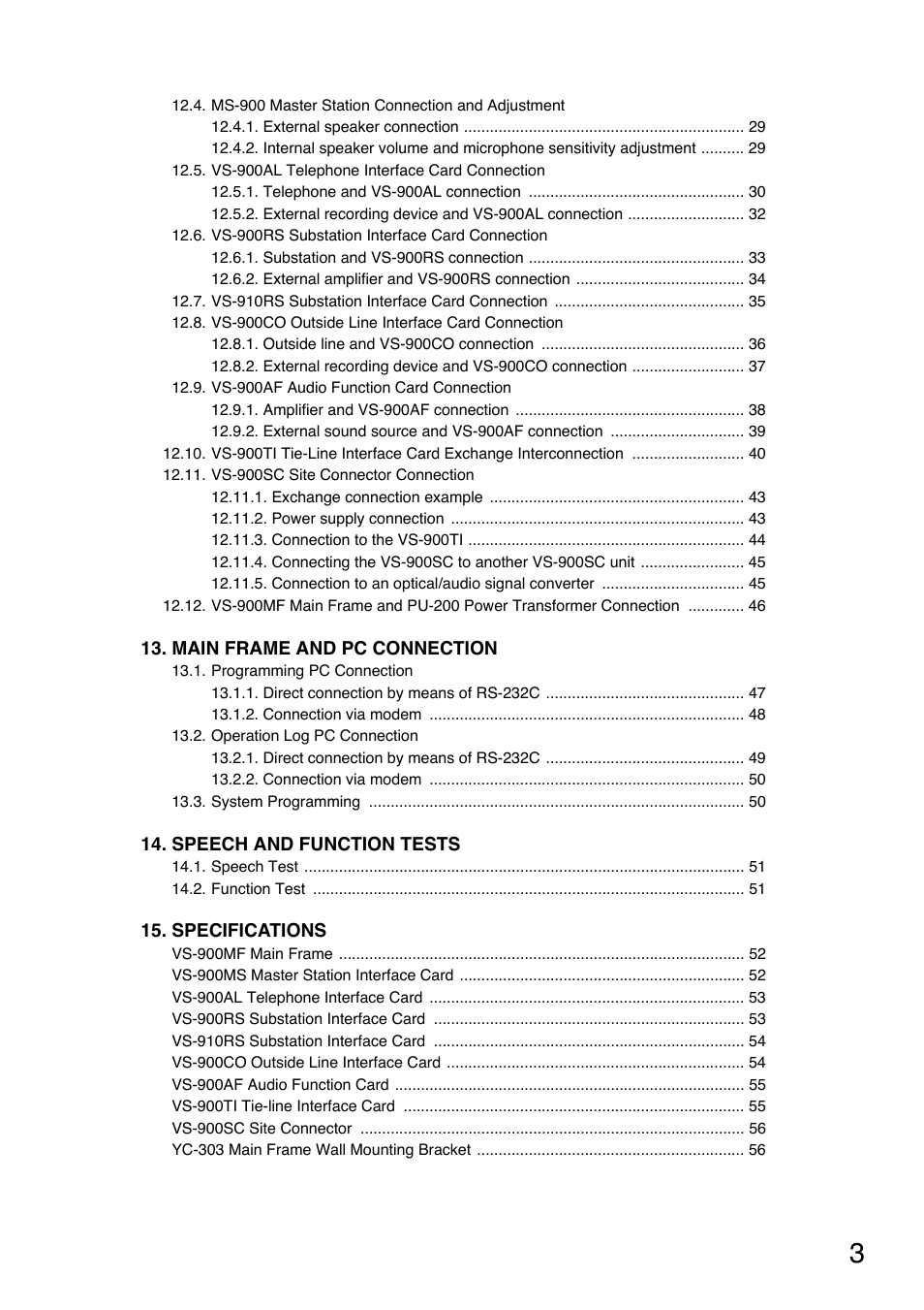 Toa VS-900 User Manual | Page 3 / 56