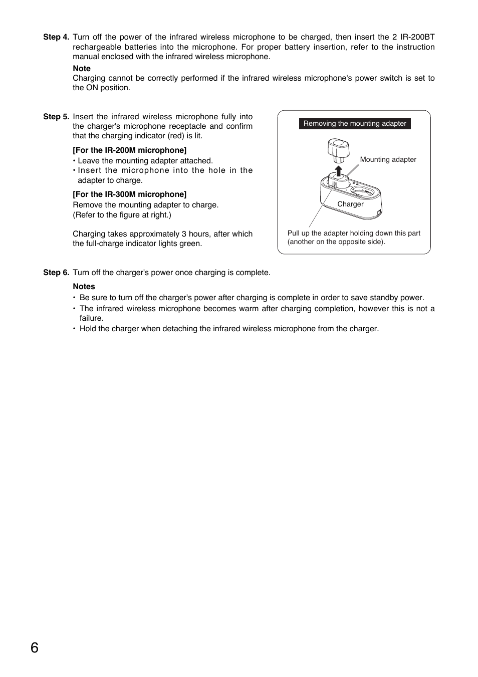 Toa IR-200BC User Manual | Page 6 / 16