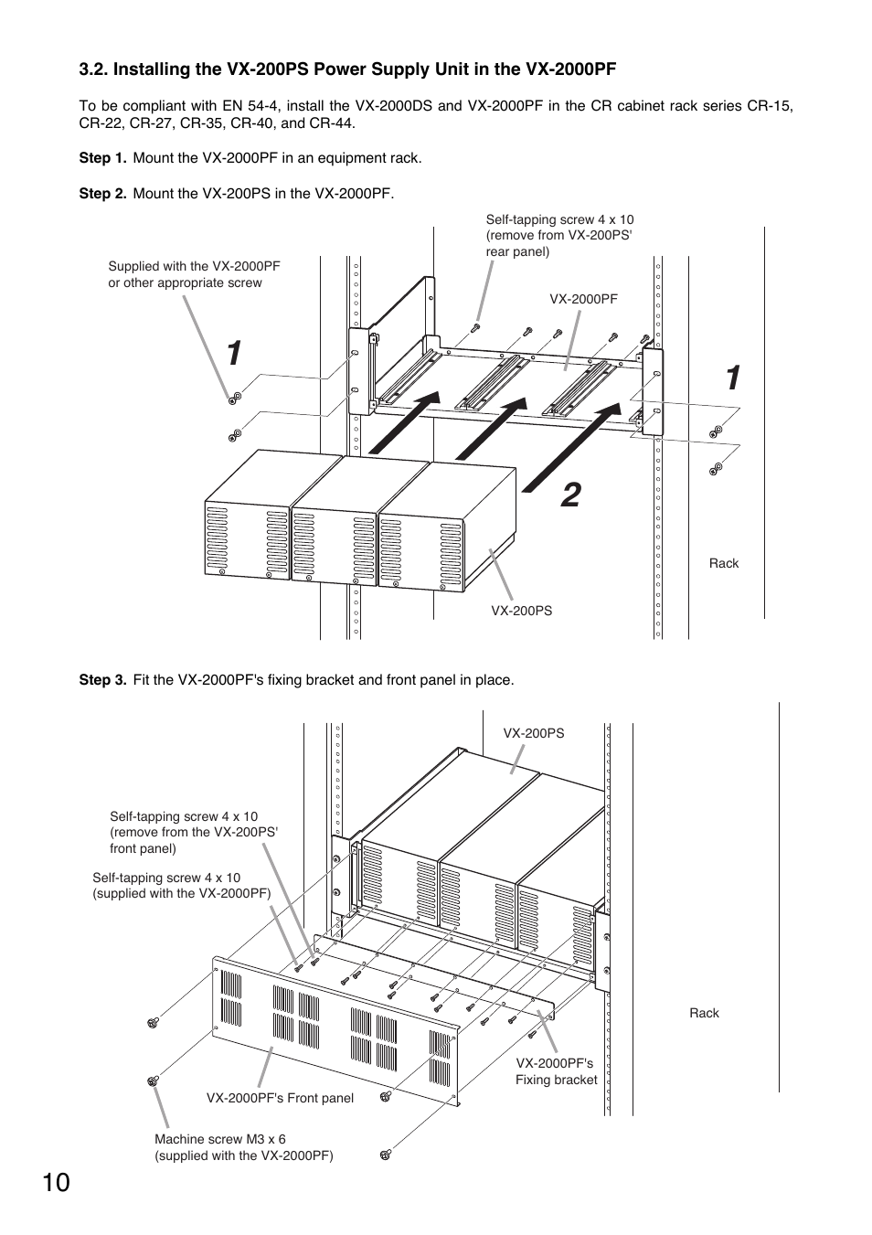 Toa VX-200PS SA User Manual | Page 10 / 32