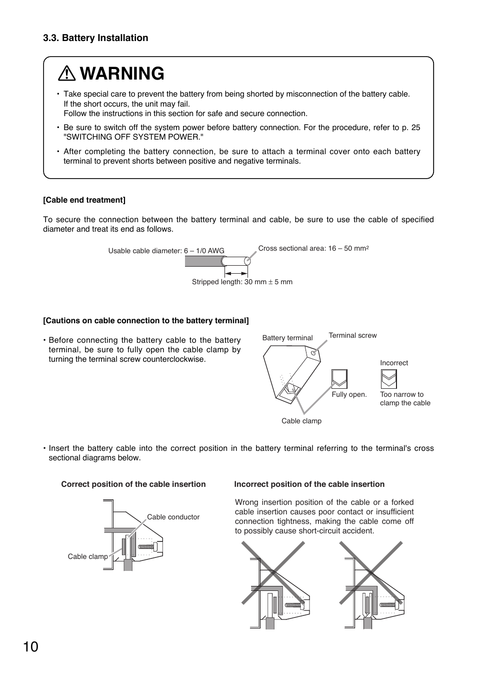 Warning | Toa VX-200PS ER User Manual | Page 10 / 28