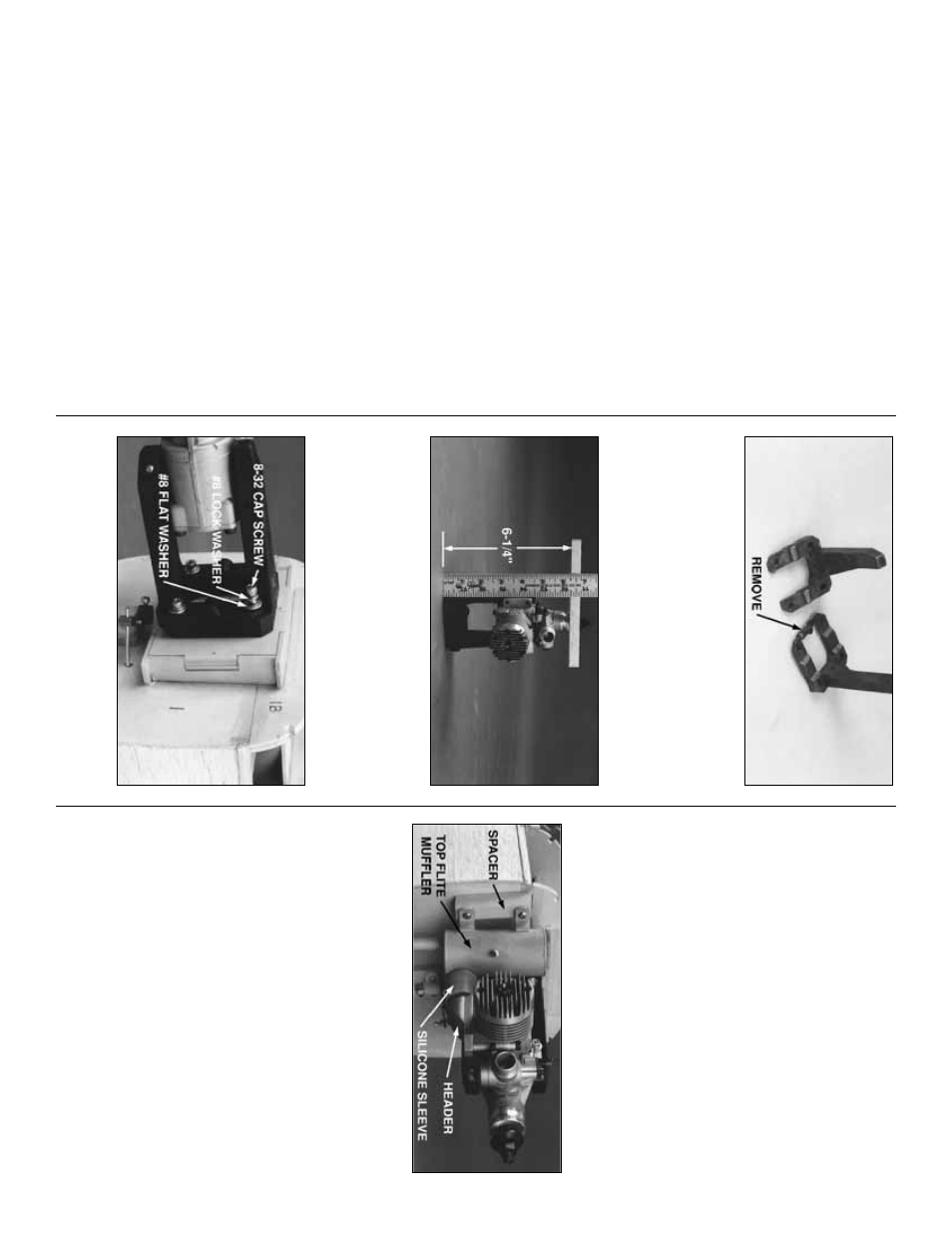 Install engine and tank | Top Flite TOPA0300 User Manual | Page 36 / 56