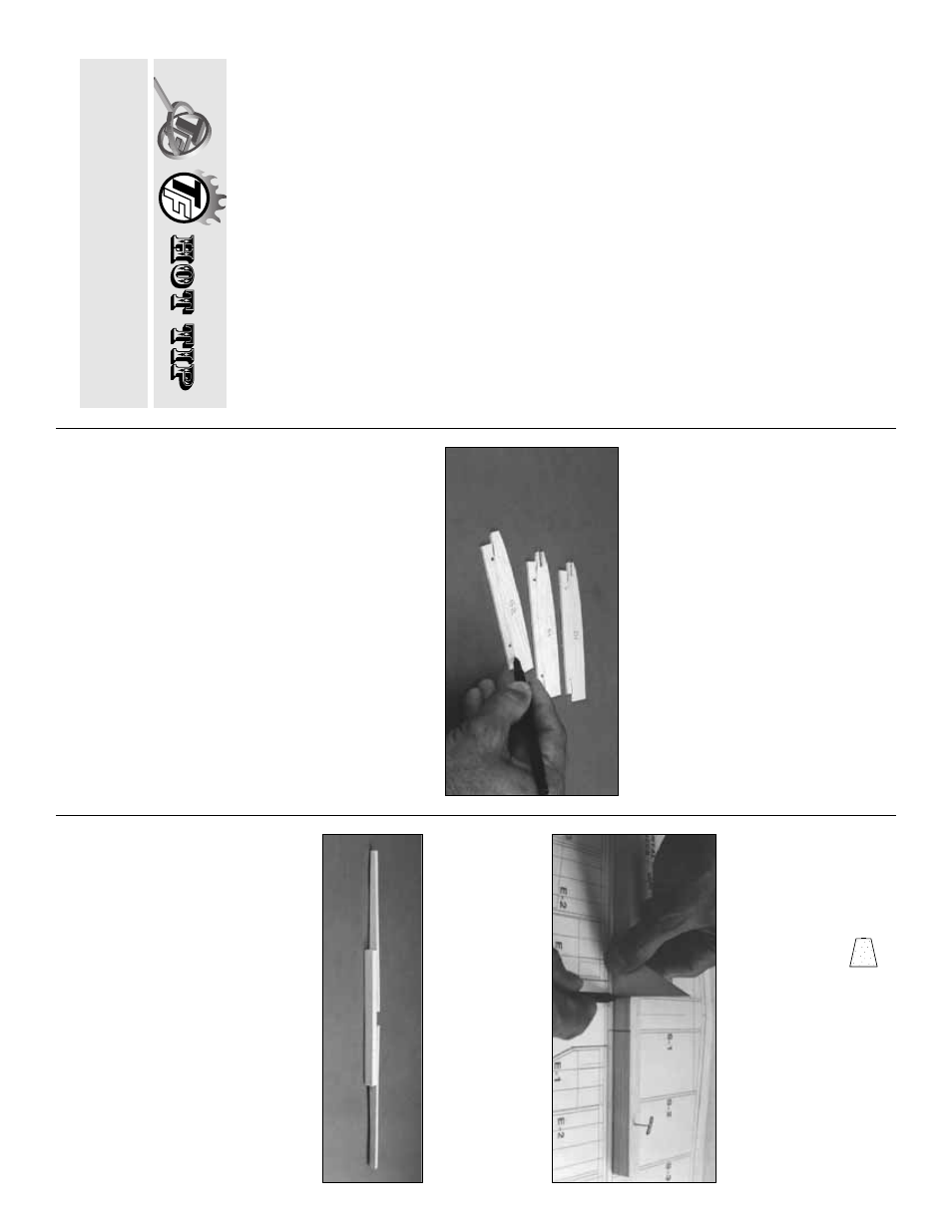 Build the t ail surf a ces, Build the horizontal stabiliz er, Get read y to b uild | Top Flite TOPA0300 User Manual | Page 9 / 56