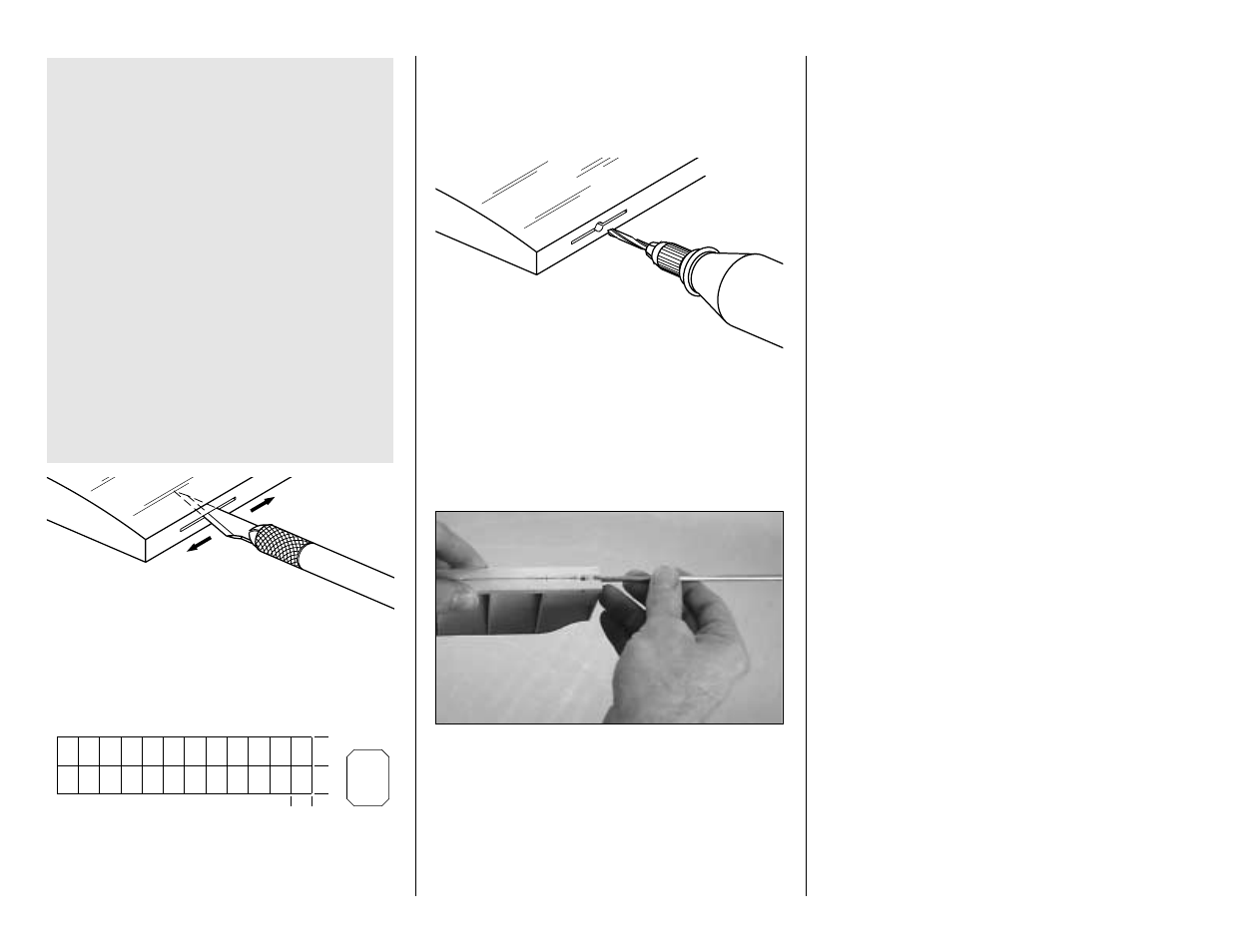 Build the fin and rudder, Build the non-scale fin and rudder | Top Flite TOPA0500 User Manual | Page 14 / 68