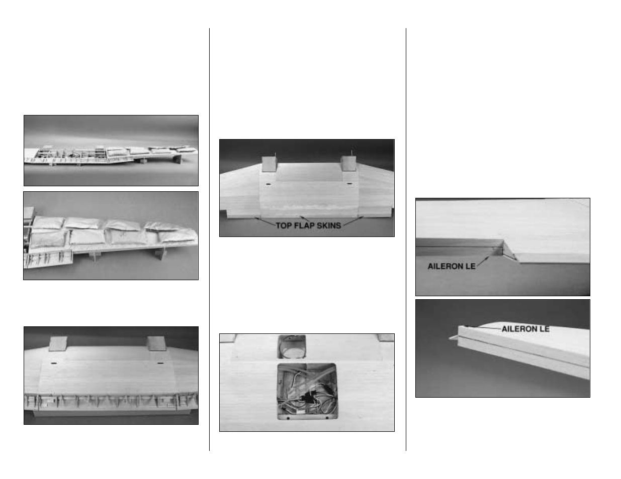 Sheet the top of the wing, Build the ailerons | Top Flite TOPA0500 User Manual | Page 48 / 68