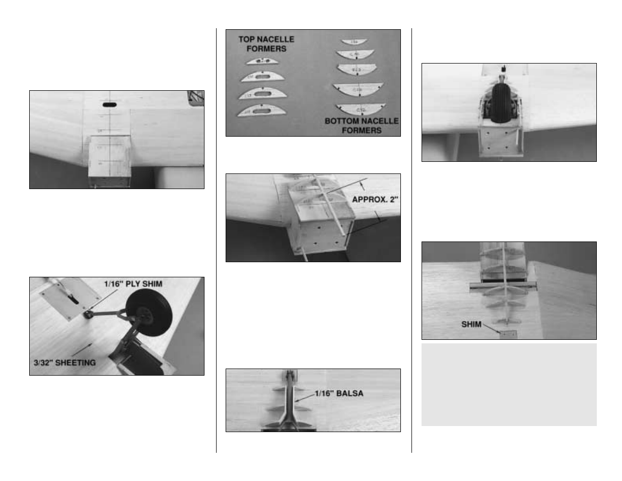 Sheet the nacelles | Top Flite TOPA0500 User Manual | Page 51 / 68