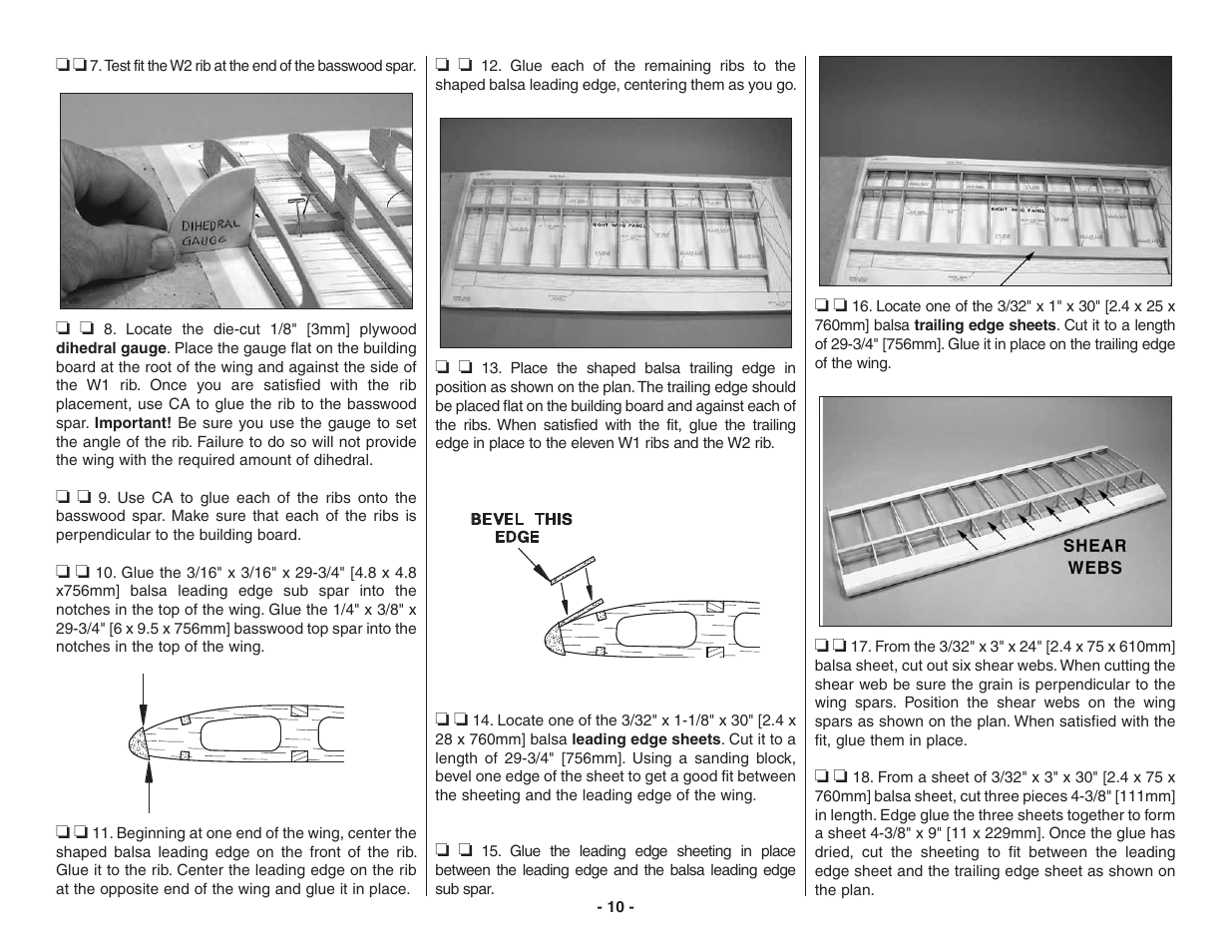 Top Flite TOPA0215 User Manual | Page 10 / 42