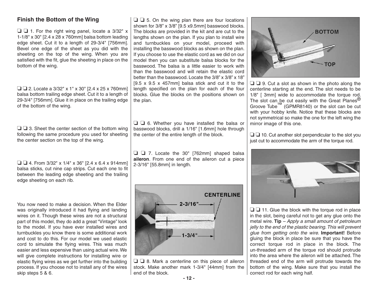 Top Flite TOPA0215 User Manual | Page 12 / 42