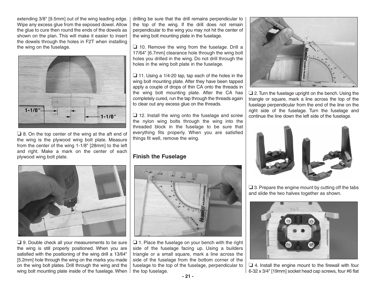 Top Flite TOPA0215 User Manual | Page 21 / 42
