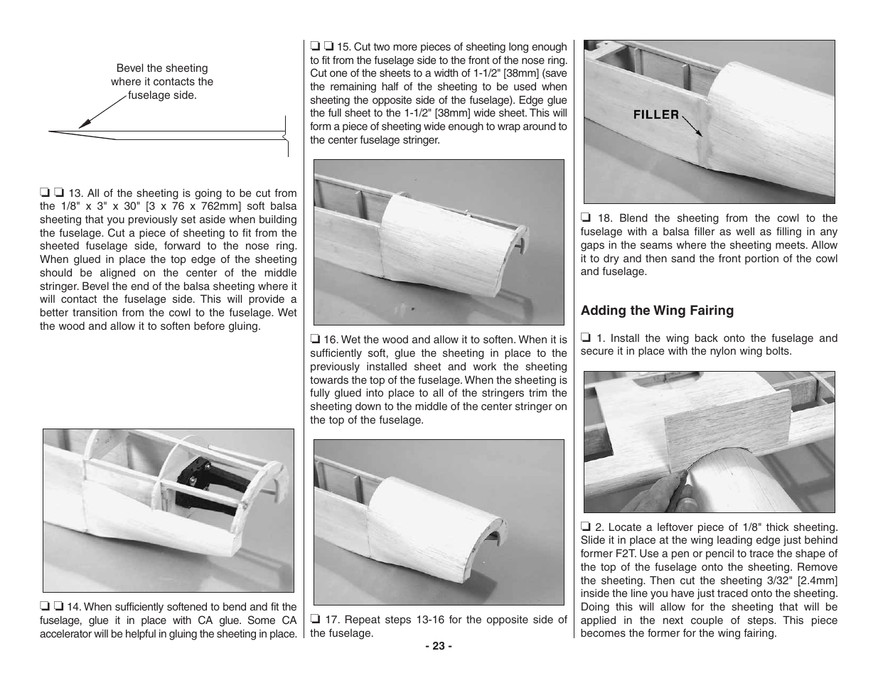Top Flite TOPA0215 User Manual | Page 23 / 42