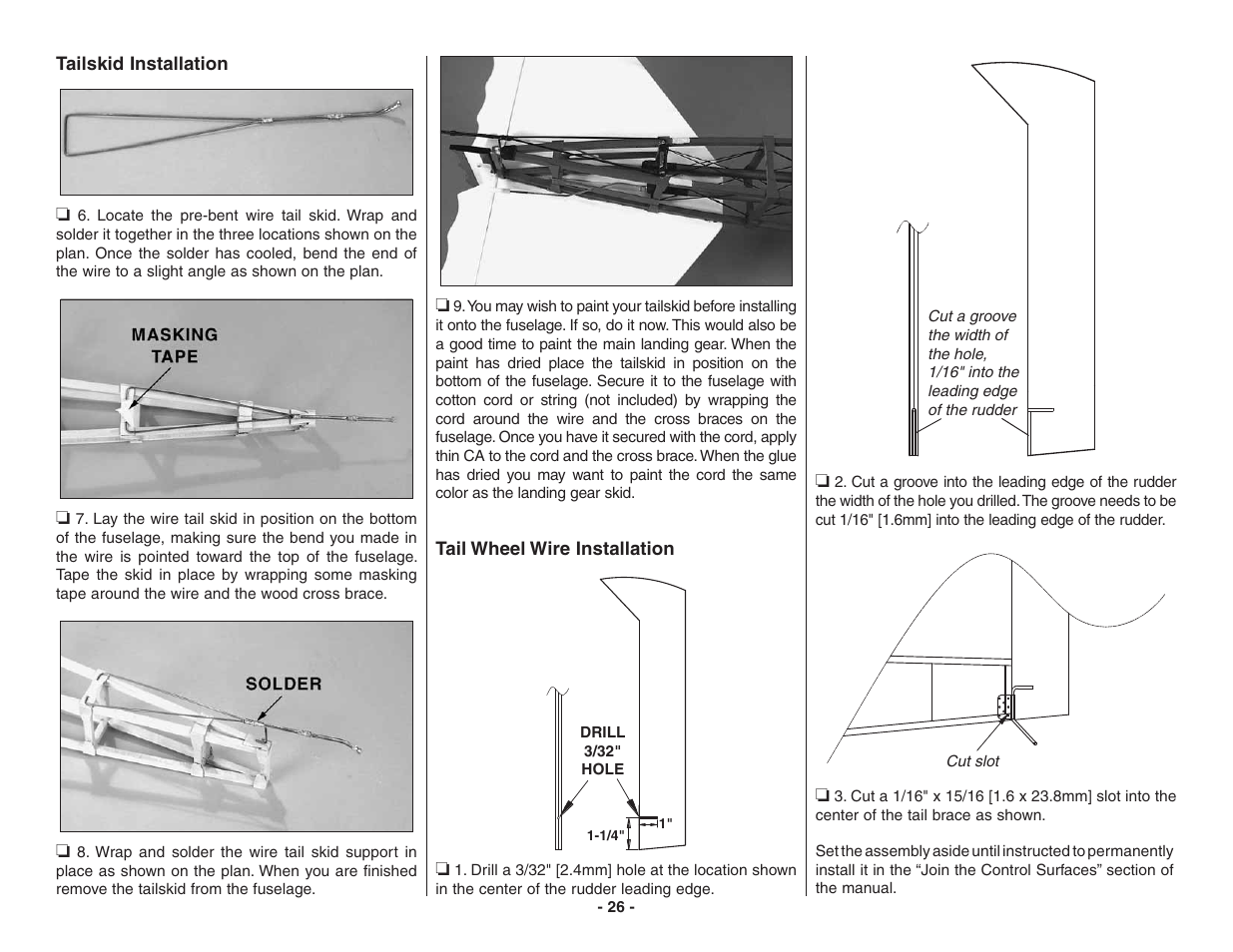 Top Flite TOPA0215 User Manual | Page 26 / 42