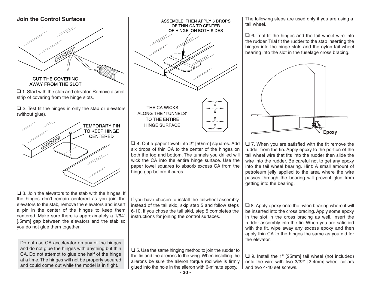 Top Flite TOPA0215 User Manual | Page 30 / 42