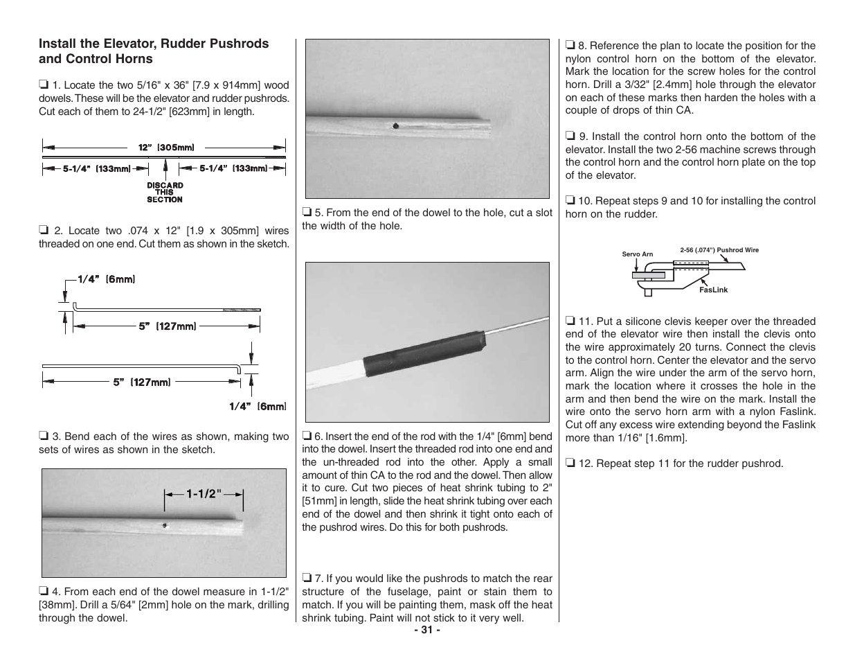 Top Flite TOPA0215 User Manual | Page 31 / 42