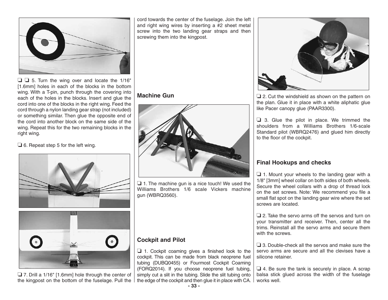 Top Flite TOPA0215 User Manual | Page 33 / 42