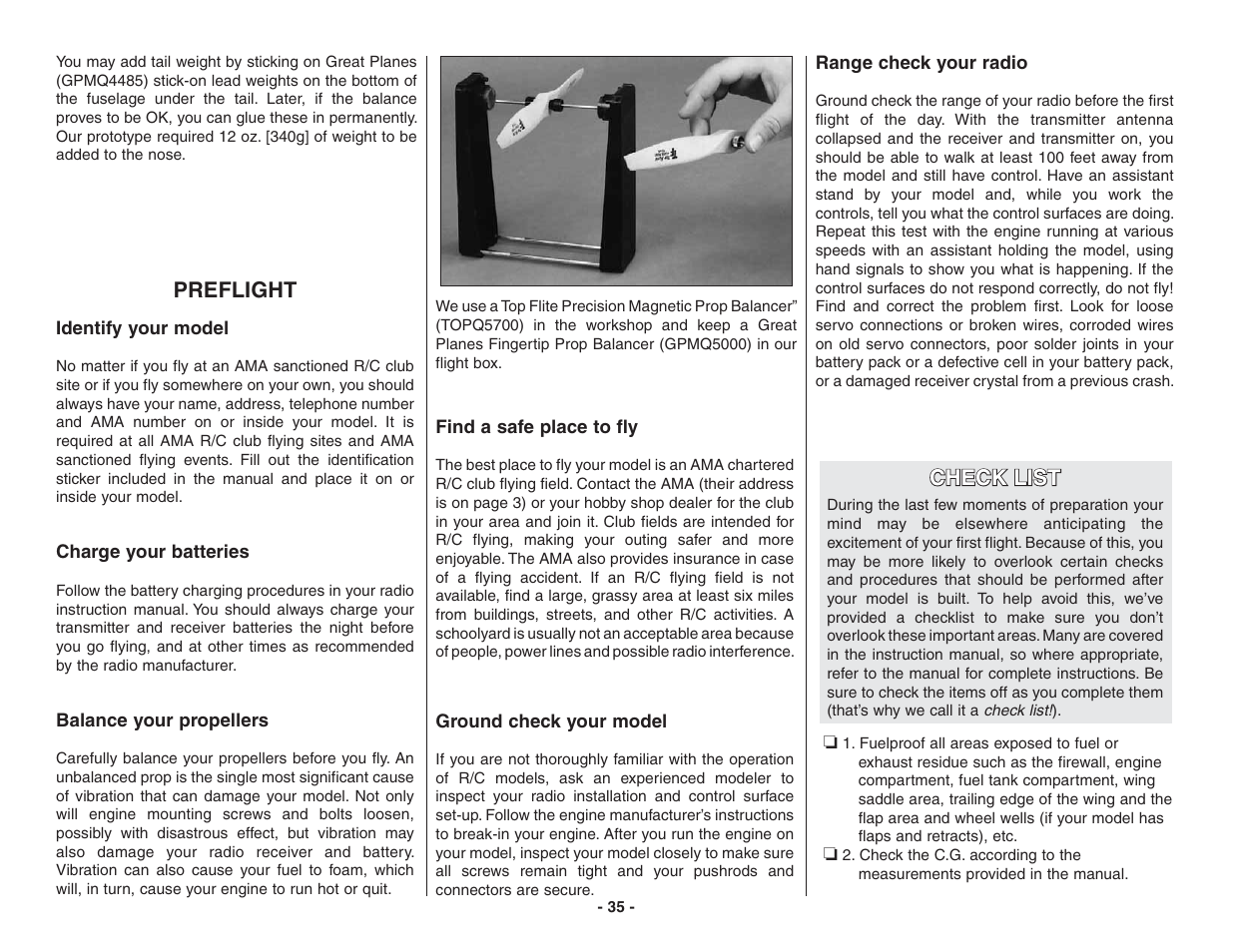 Top Flite TOPA0215 User Manual | Page 35 / 42