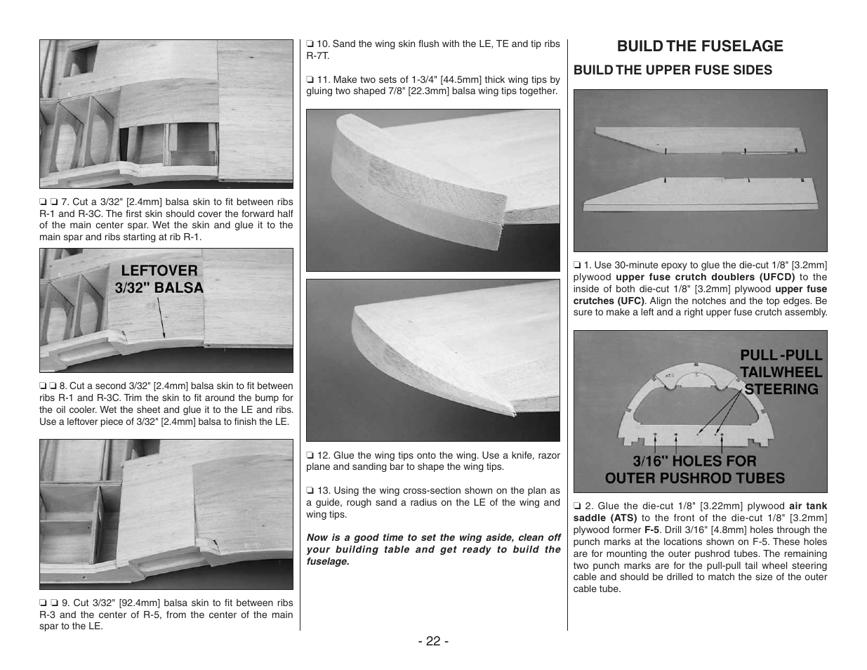 Build the fuselage | Top Flite TOPA0410 User Manual | Page 22 / 62