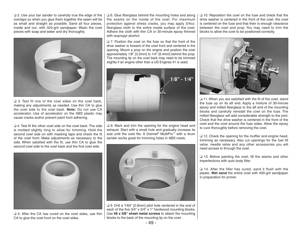 Top Flite TOPA0410 User Manual | Page 49 / 62