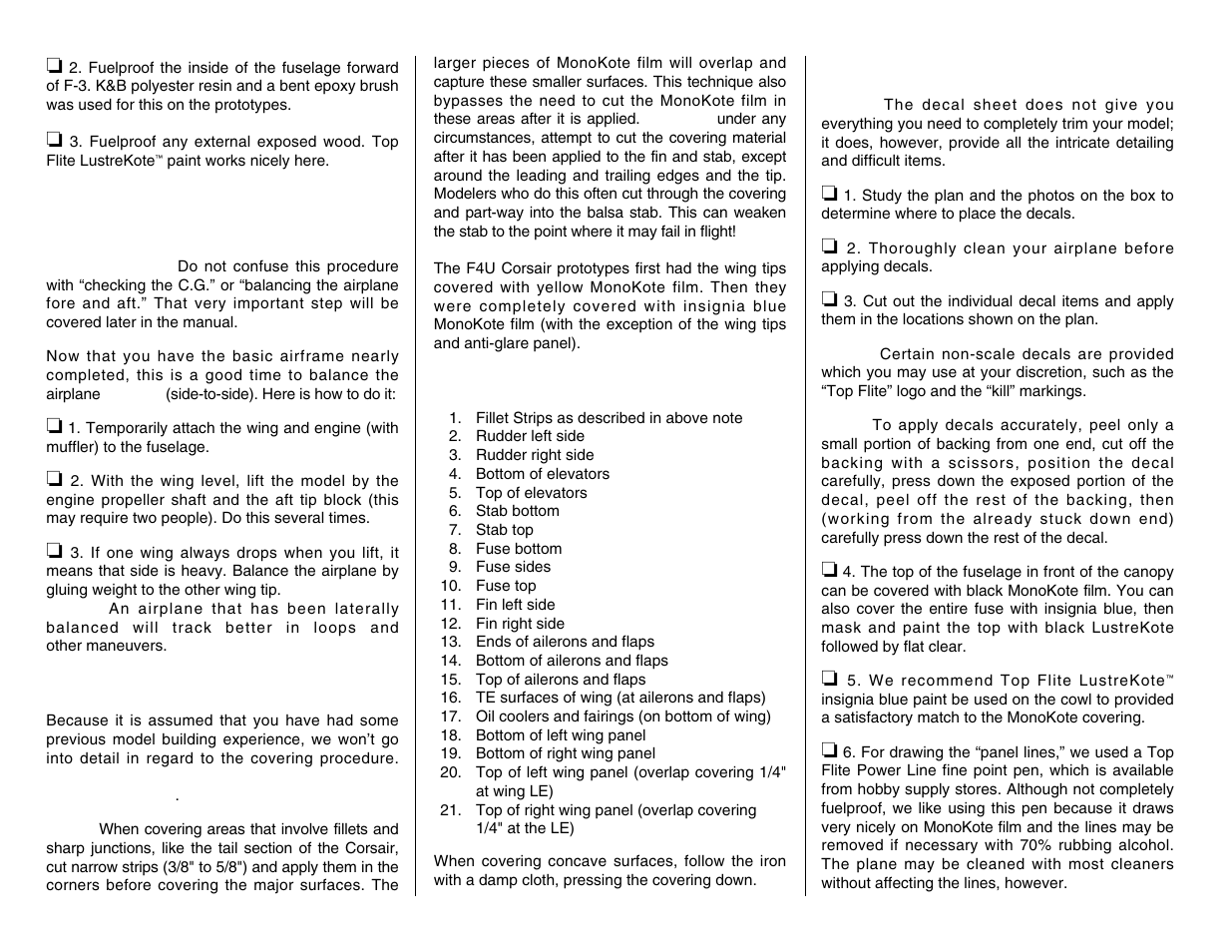 Top Flite TOPA0101 User Manual | Page 36 / 44