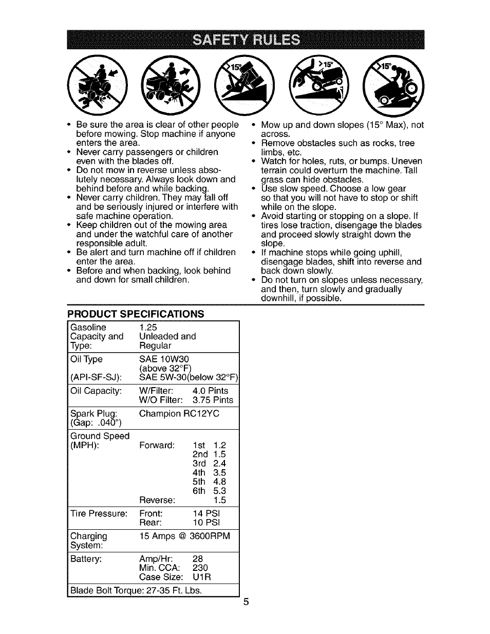 Craftsman 917.273134 User Manual | Page 5 / 60