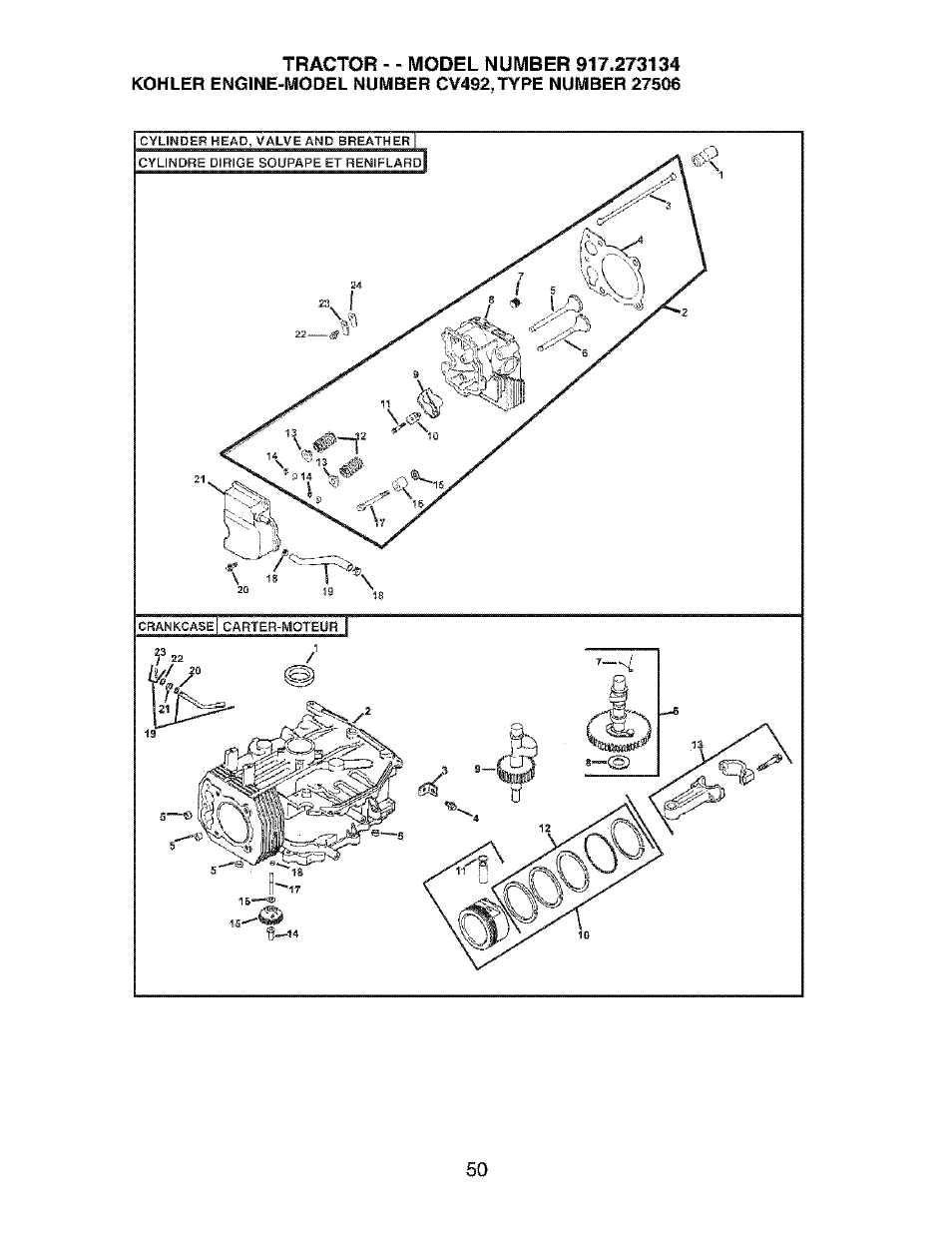 Craftsman 917.273134 User Manual | Page 50 / 60