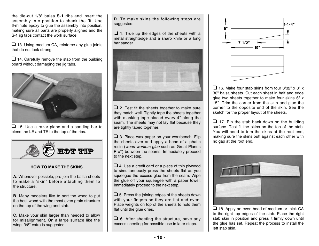 Top Flite TOPA0400 User Manual | Page 10 / 60