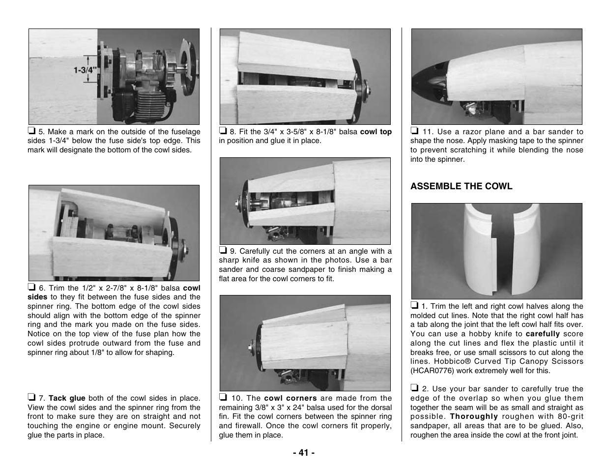 Top Flite TOPA0400 User Manual | Page 41 / 60