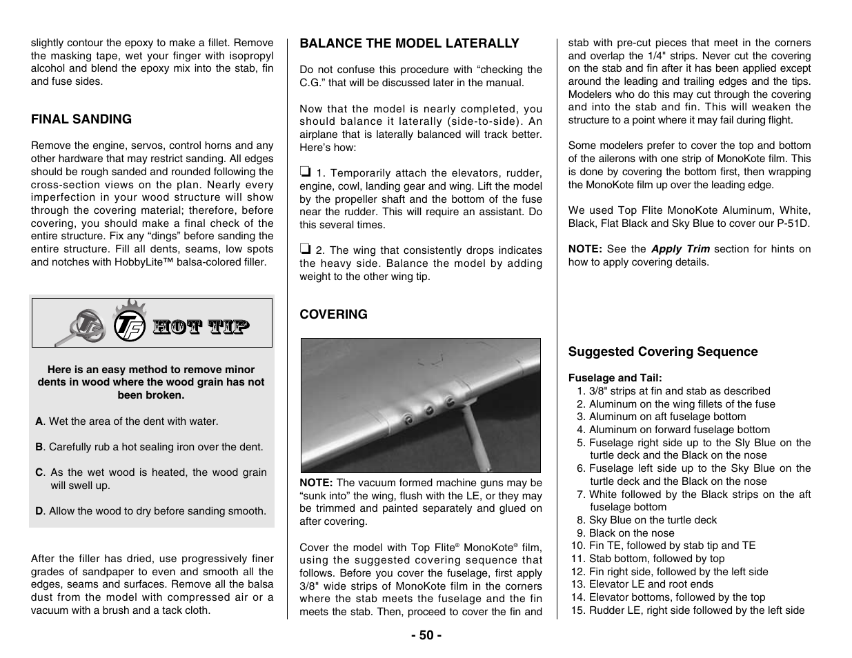 Top Flite TOPA0400 User Manual | Page 50 / 60