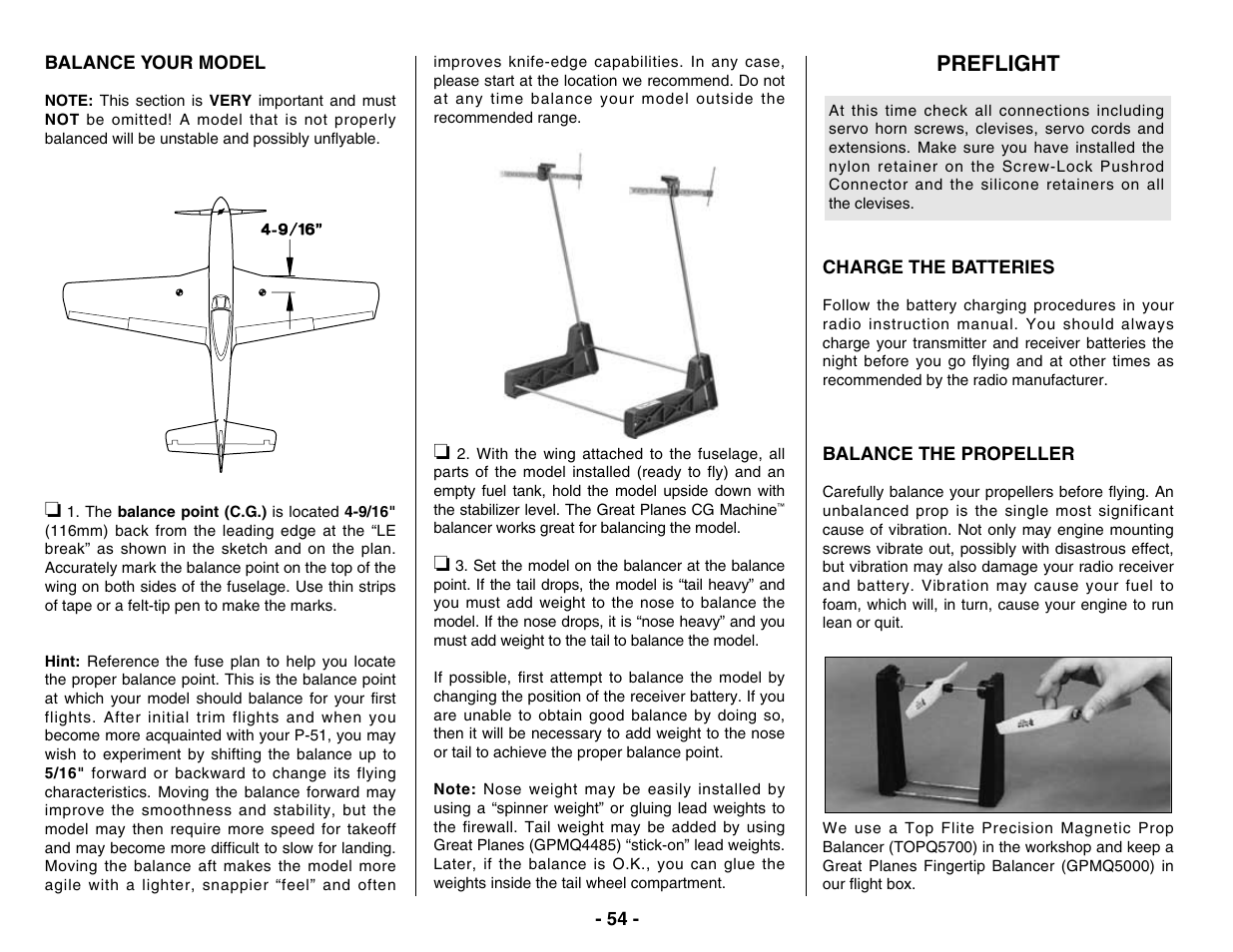 Top Flite TOPA0400 User Manual | Page 54 / 60