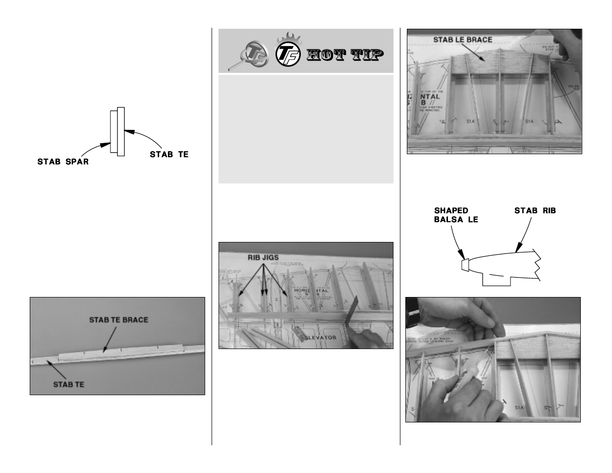 Build the tail surfaces | Top Flite TOPA0310 User Manual | Page 11 / 60