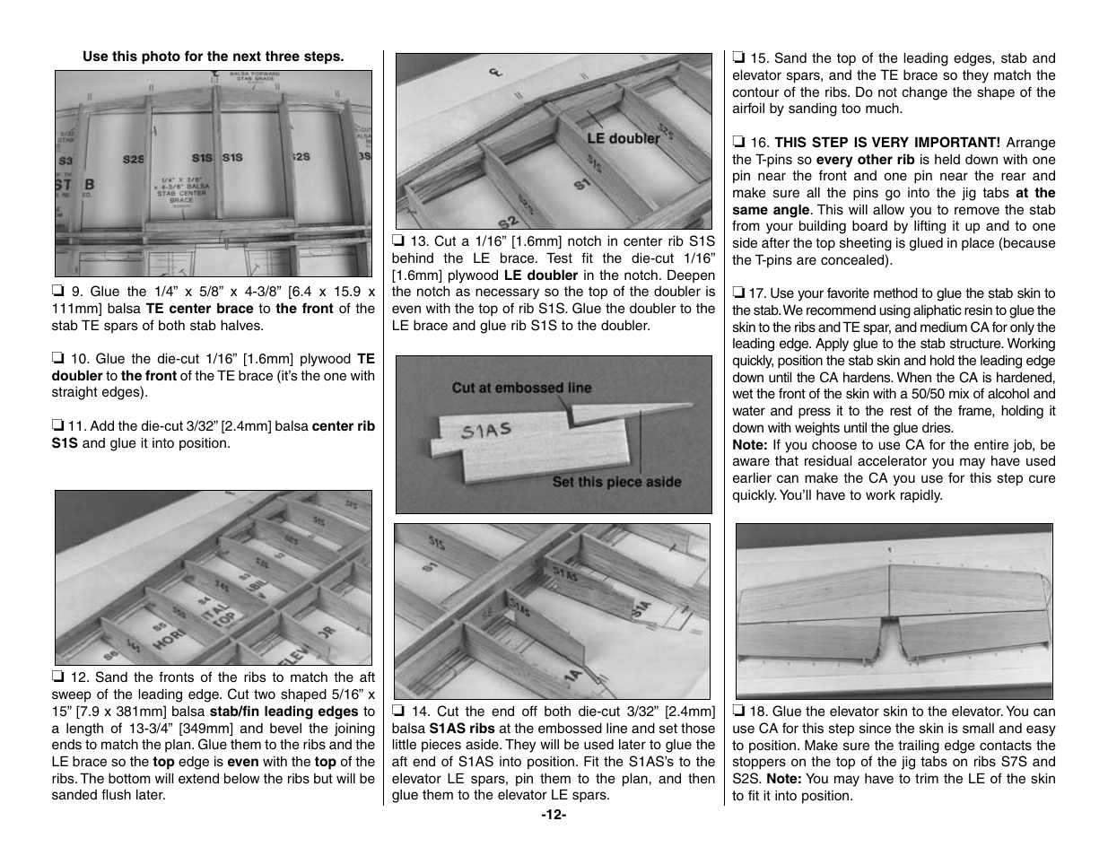 Top Flite TOPA0160 User Manual | Page 12 / 66