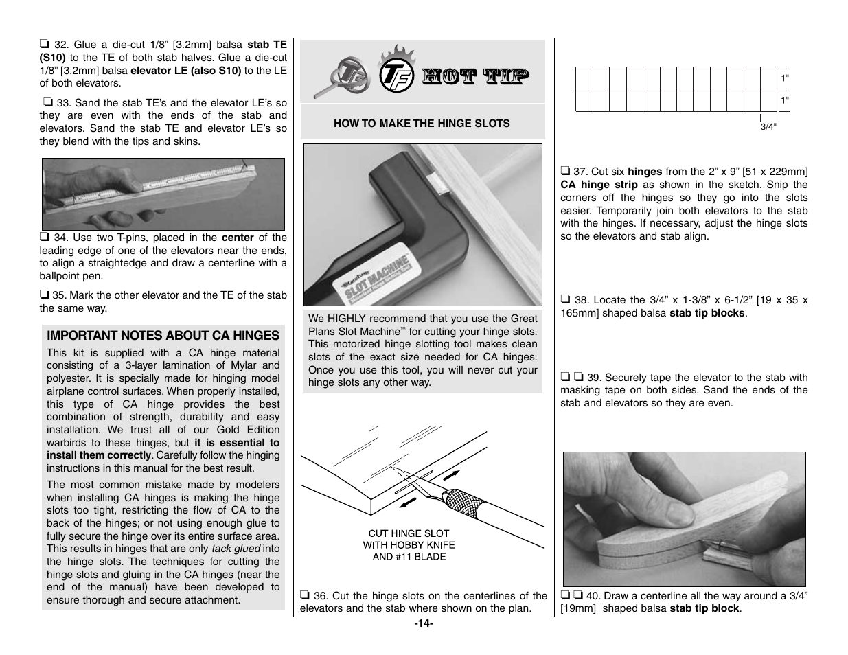 Top Flite TOPA0160 User Manual | Page 14 / 66